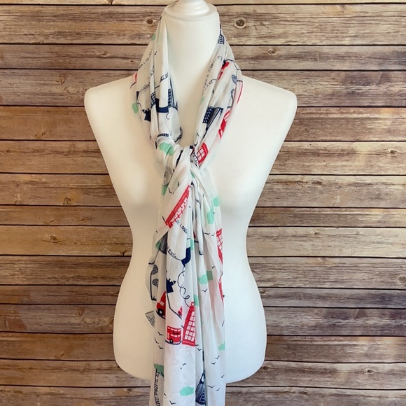 Boden Accessories - Boden London Print Scarf